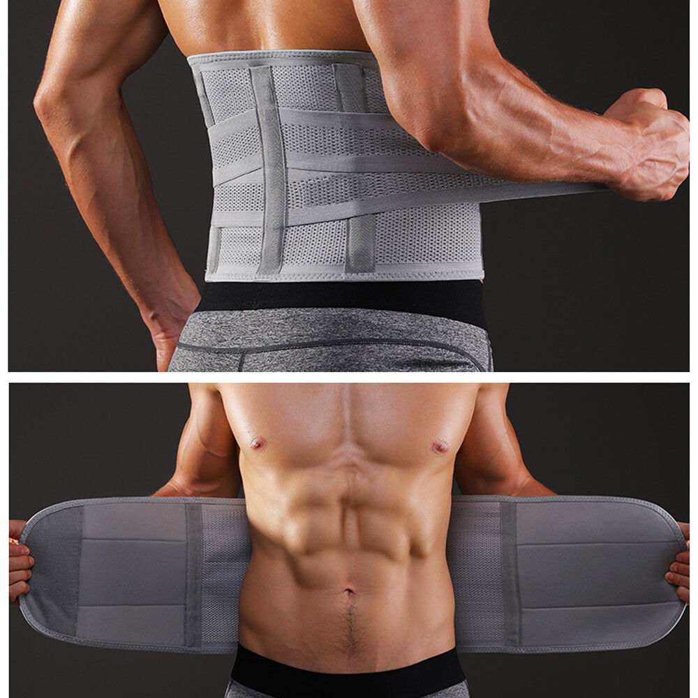 Lower Back Support Brace Men Women Sciatica Waist Lumbar Pain Relief Belt Fajas