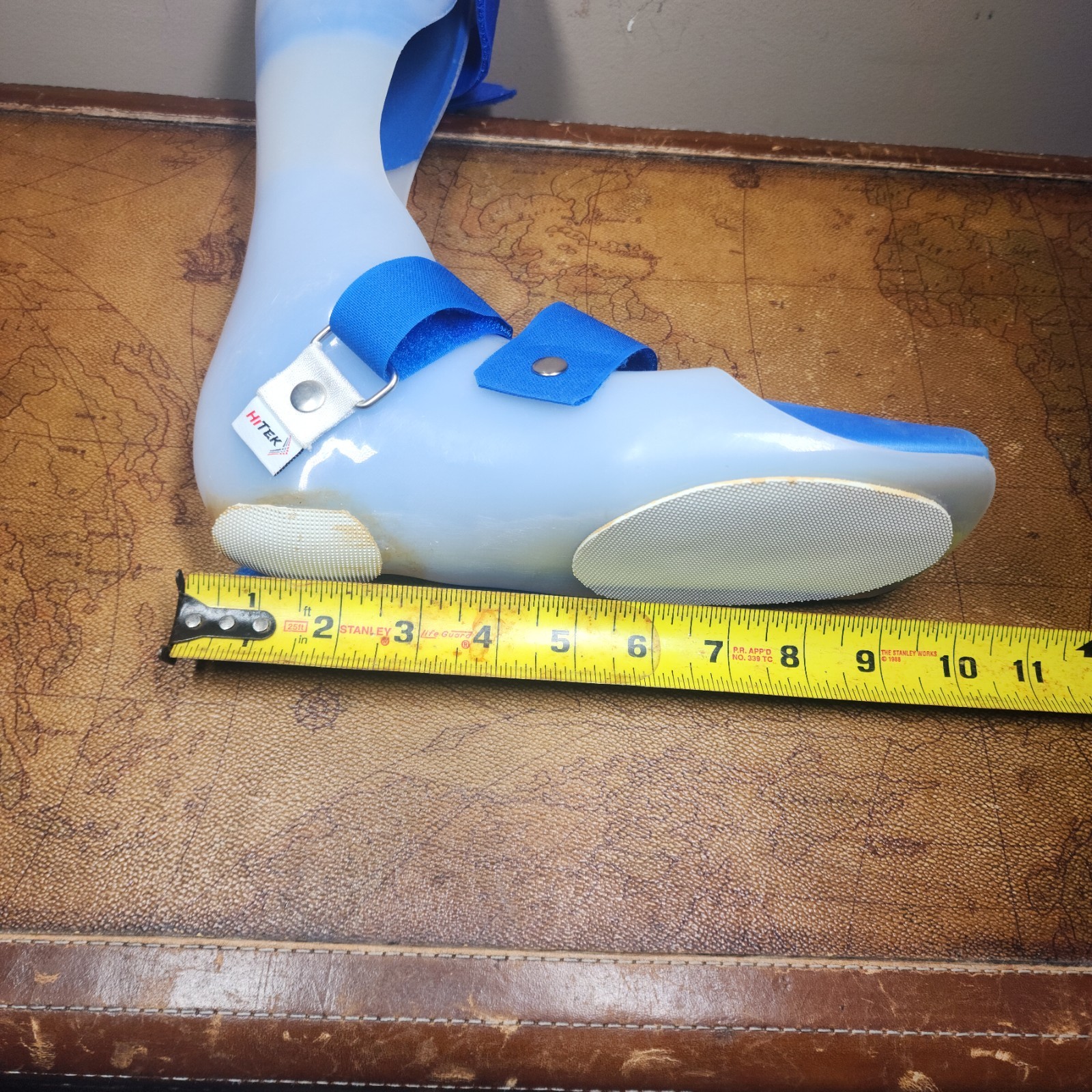 AFO KAFO Orthosis Hard Plastic Foot Support Ankle Brace Left Leg HiTEK