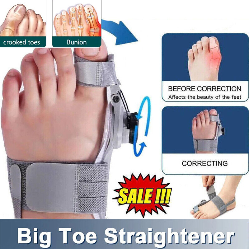 Hallux Valgus Correction Bunion Splint Big Toe Straightener Foot Pain Relief Pro
