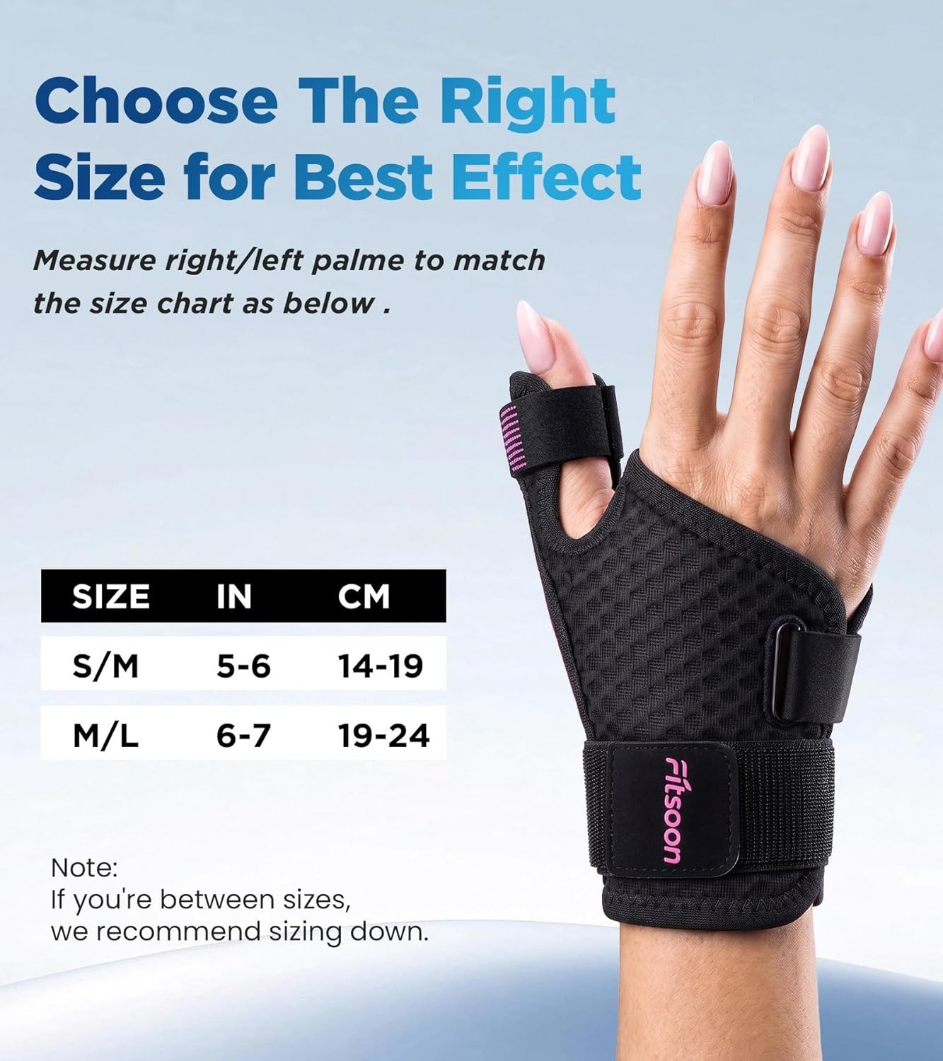 Thumb Spica Splint Brace Arthritis Trigger Finger Pain Relief