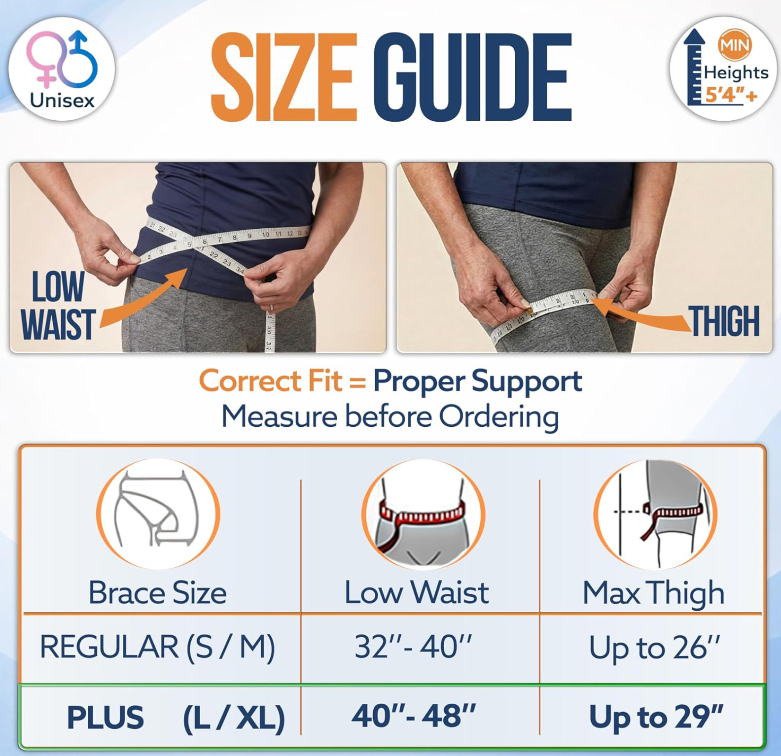 5 in 1 HIP BRACE Unisex Adjustable Sciatica Pain Relief Compression Wrap L/XL