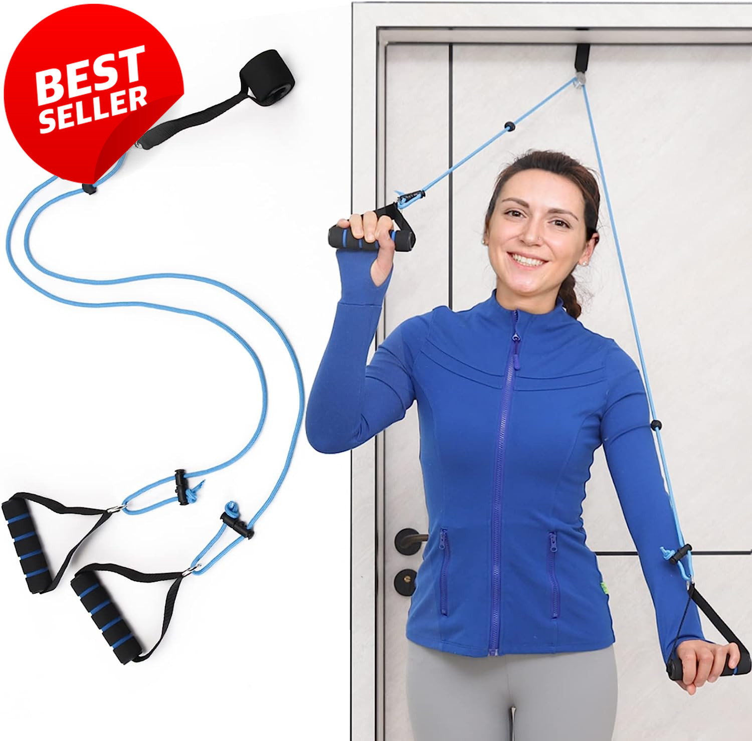 Over Door Shoulder Pulley for Physical Therapy & Surgery Recovery FSA HSA – US