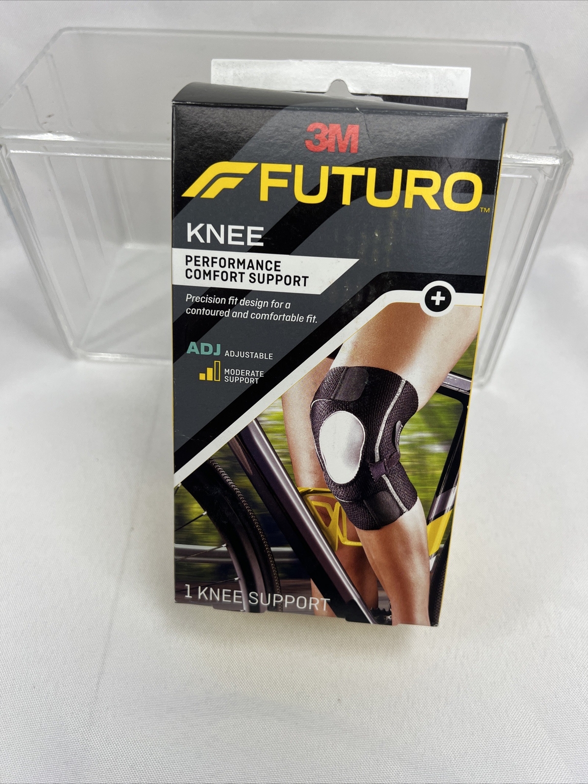 Futuro Performance Comfort Knee Support Adjustable Size Moderate 13”-17.5” R/L