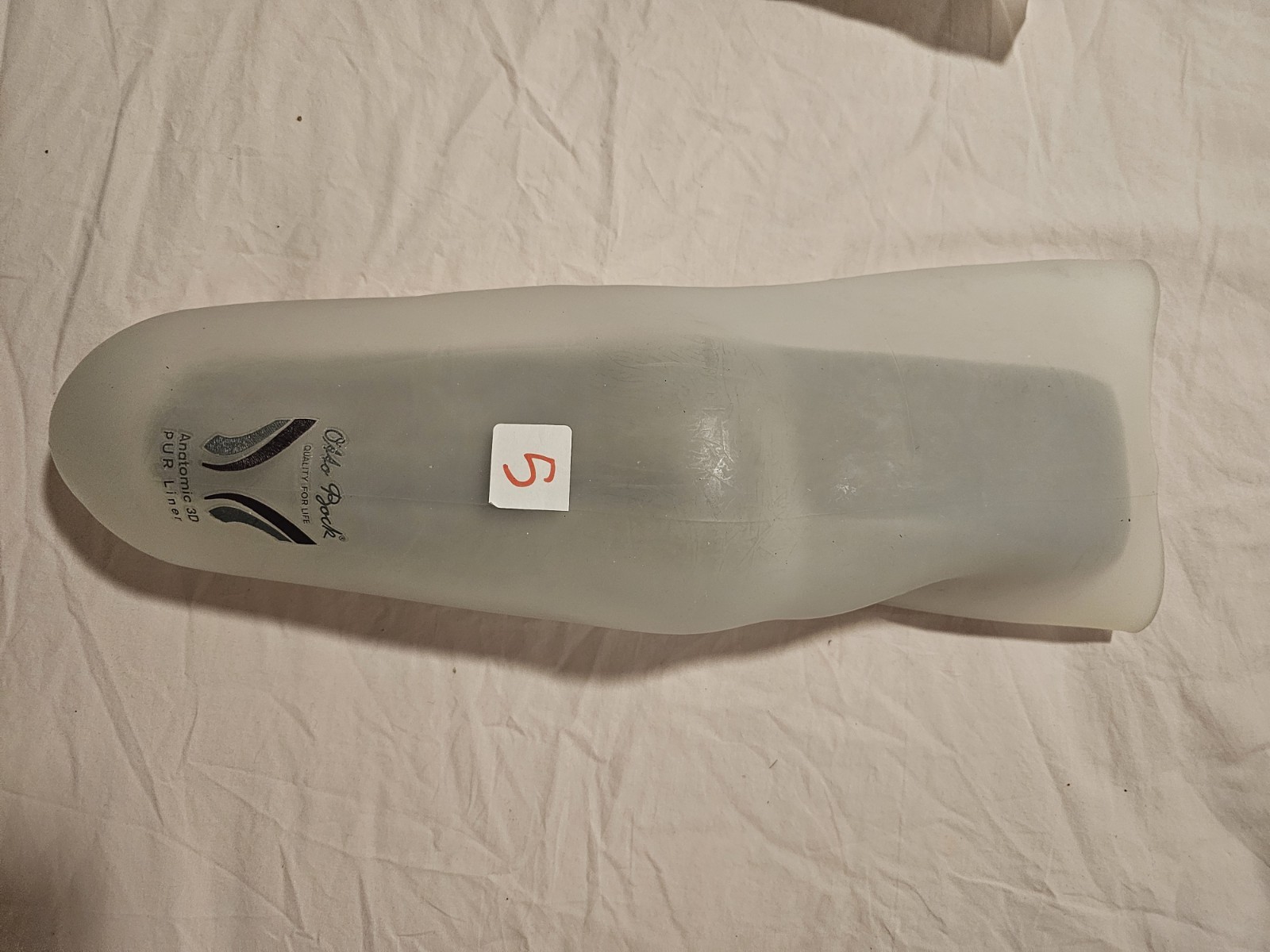 Otto bock Anatomic 3D PUR polyurethane prosthetic vacuum compatible bk Liner