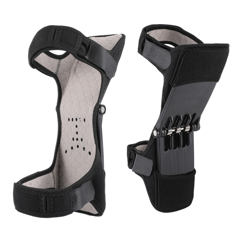 2x Joint Elastic Support Knee Pad Booster Power Spring Force Knee Sport Knee Pad