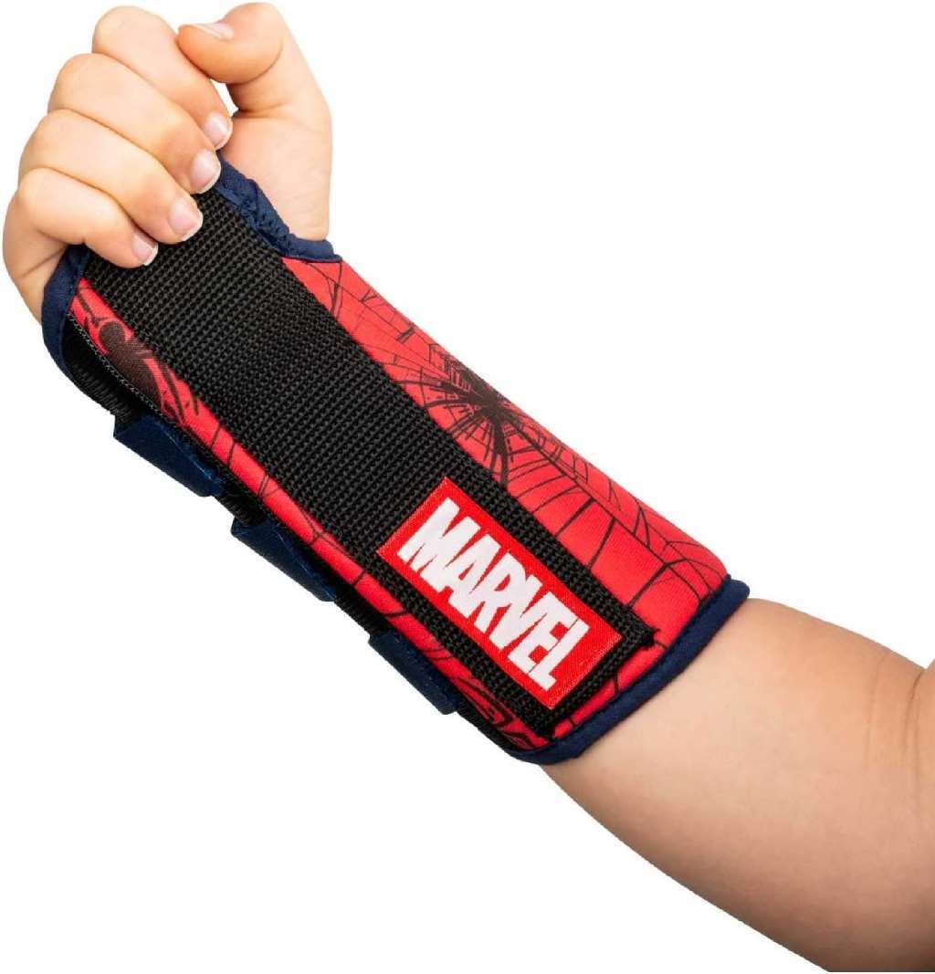 Marvels Spider-Man Wrist Brace w/Foam Lining, Palmer Stays Right Hand YOUTH