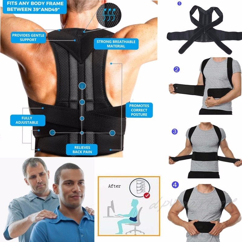 Adjustable to All Body Sizes BodyWellness Posture Corrector FREE SHIPPING
