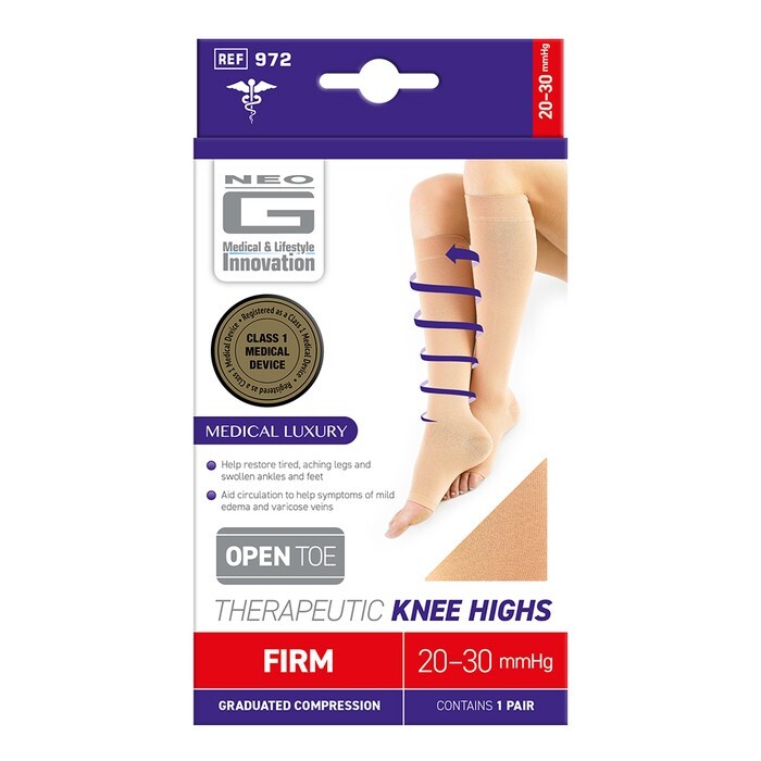 NEO G THERA KNEE HIGH OPEN TOE MEDIUM