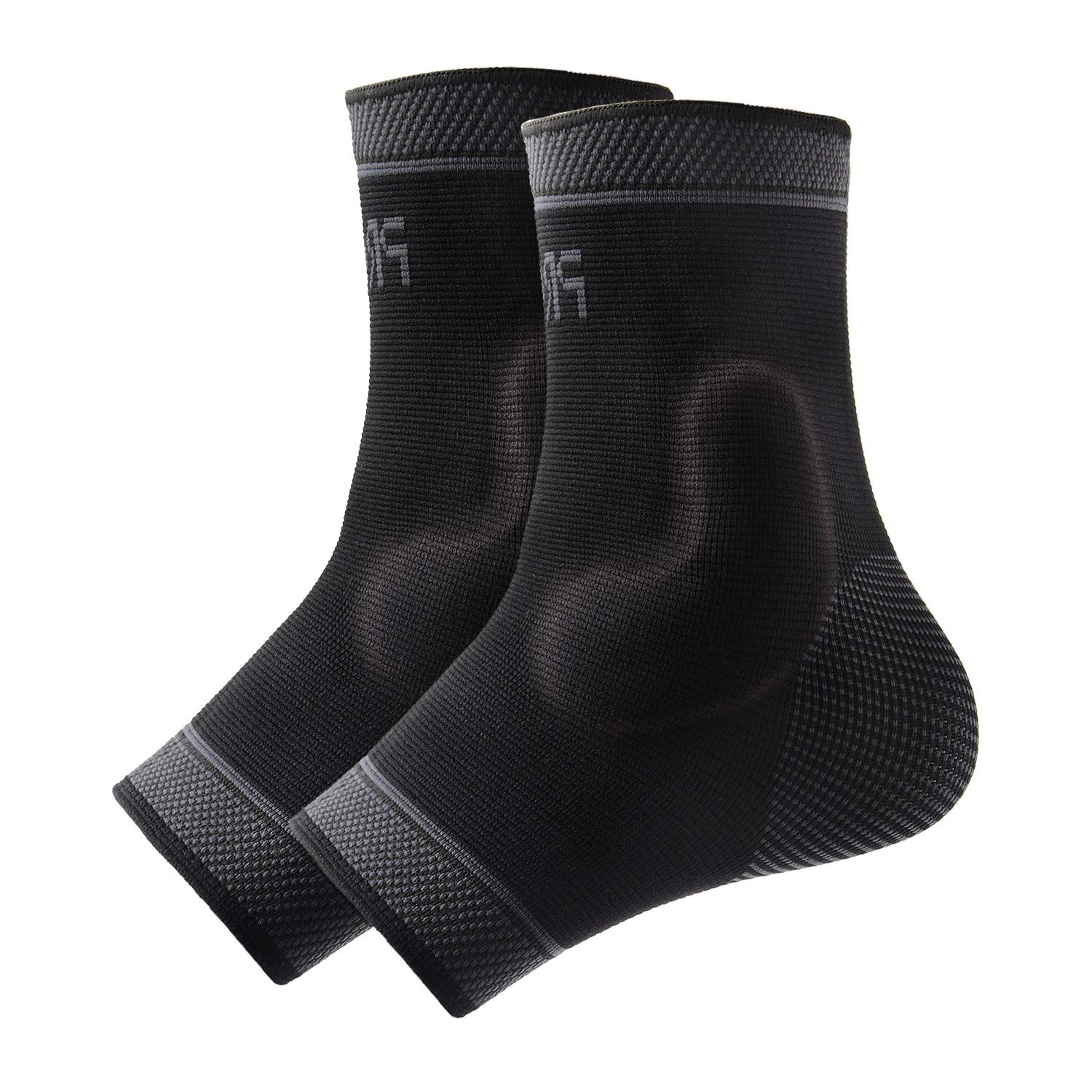 Protle Adjustable Foot Socks, Ankle Brace Compression Support M, Black-M