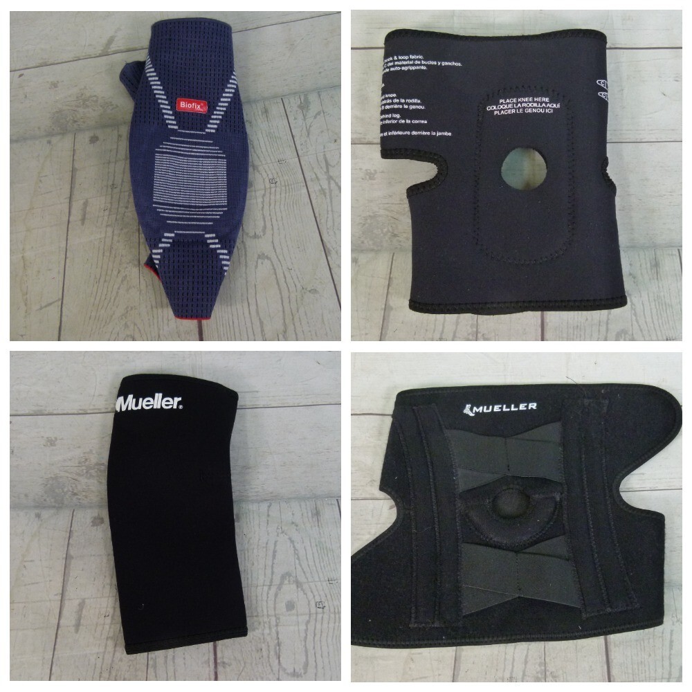 Lot of 4 – Knee Brace Support – Mueller, Biofix & other
