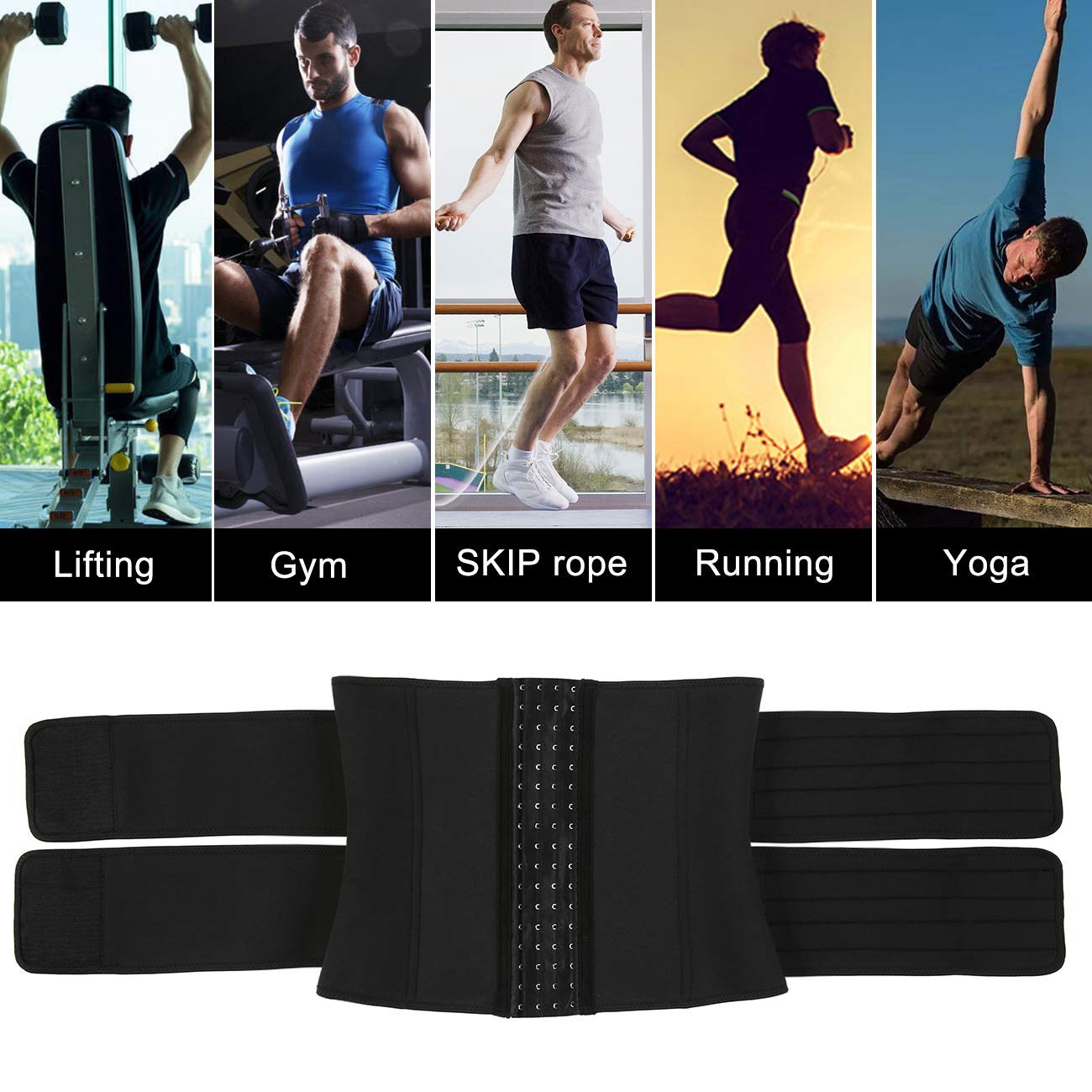 Surgical Abdominal Binder Hernia Support Wrap Belly Band Abdominal Belt S-XXXL