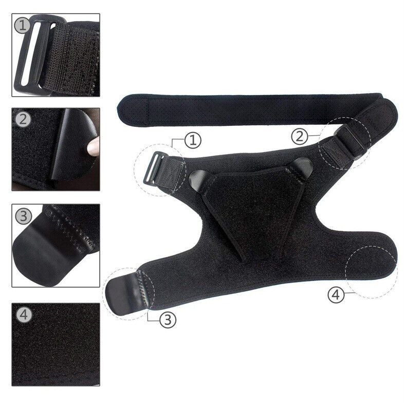Shoulder Brace Rotator Cuff Support Relief Pain Adjustable Left & Right Belt