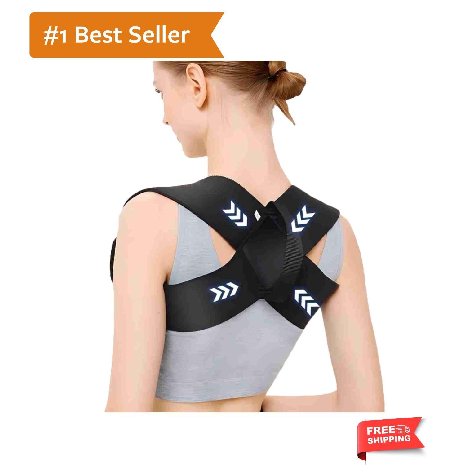 Back Posture Corrector for Women & Men, Kyphosis Relief, Spine Support Brace,…