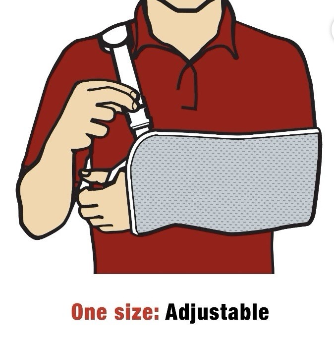 ACE Brand Arm Sling, Adjustable Padded Shoulder Strap, One Size, 1 Sling