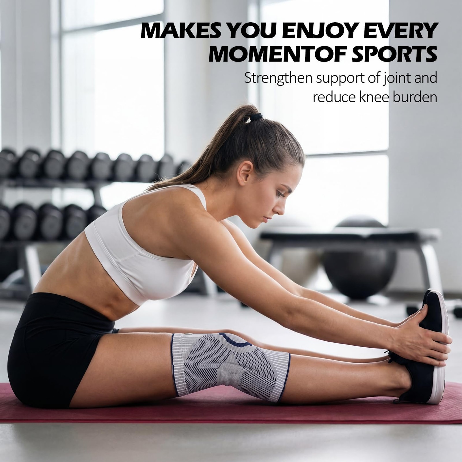 Knee Compression braces 1-Pack – Pain Relief Support for Arthritis, ACL & Men…