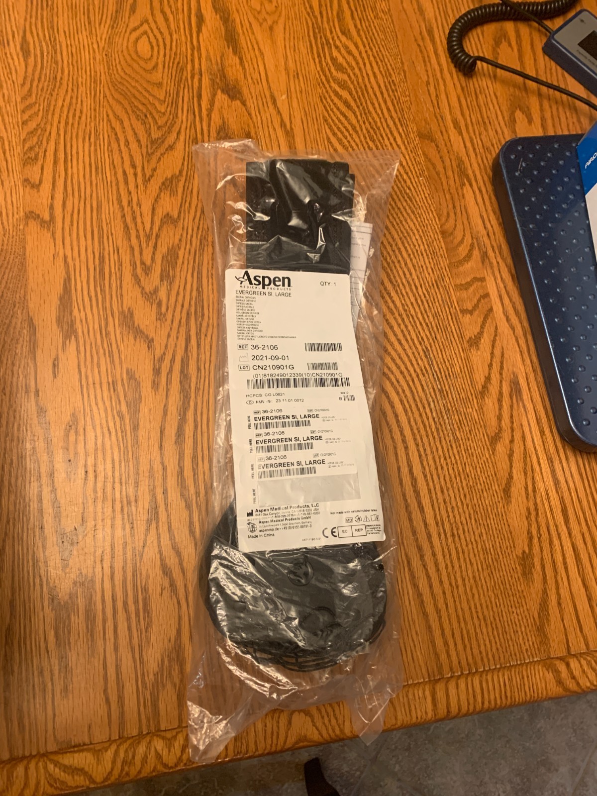 Aspen Medical Evergreen SI Sacroiliac Belts (NIP) Size Large 45-60 inch