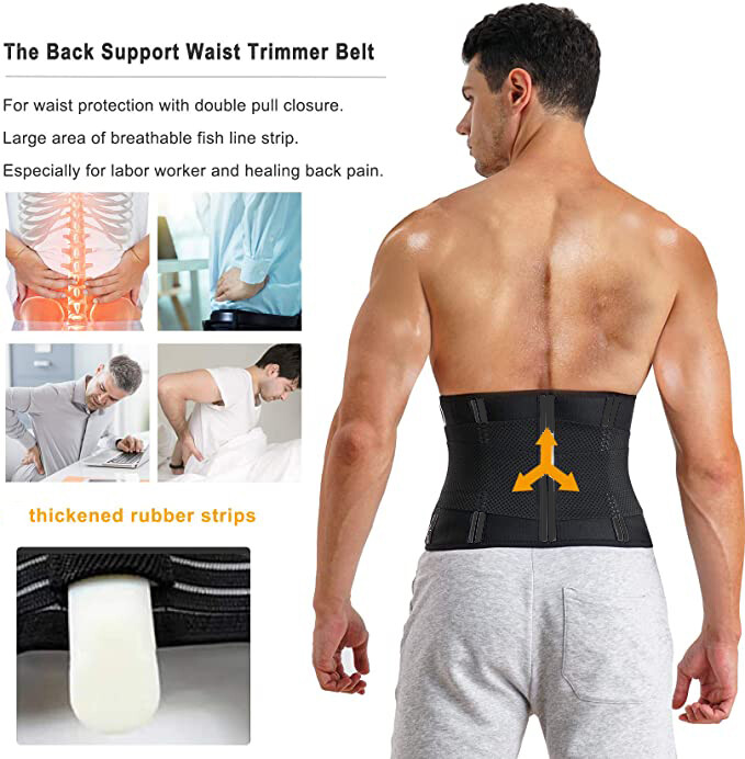 Para Hombre Fajas Para Adelgazar Reductoras Abdomen Faja De Ejercicio Apoyos