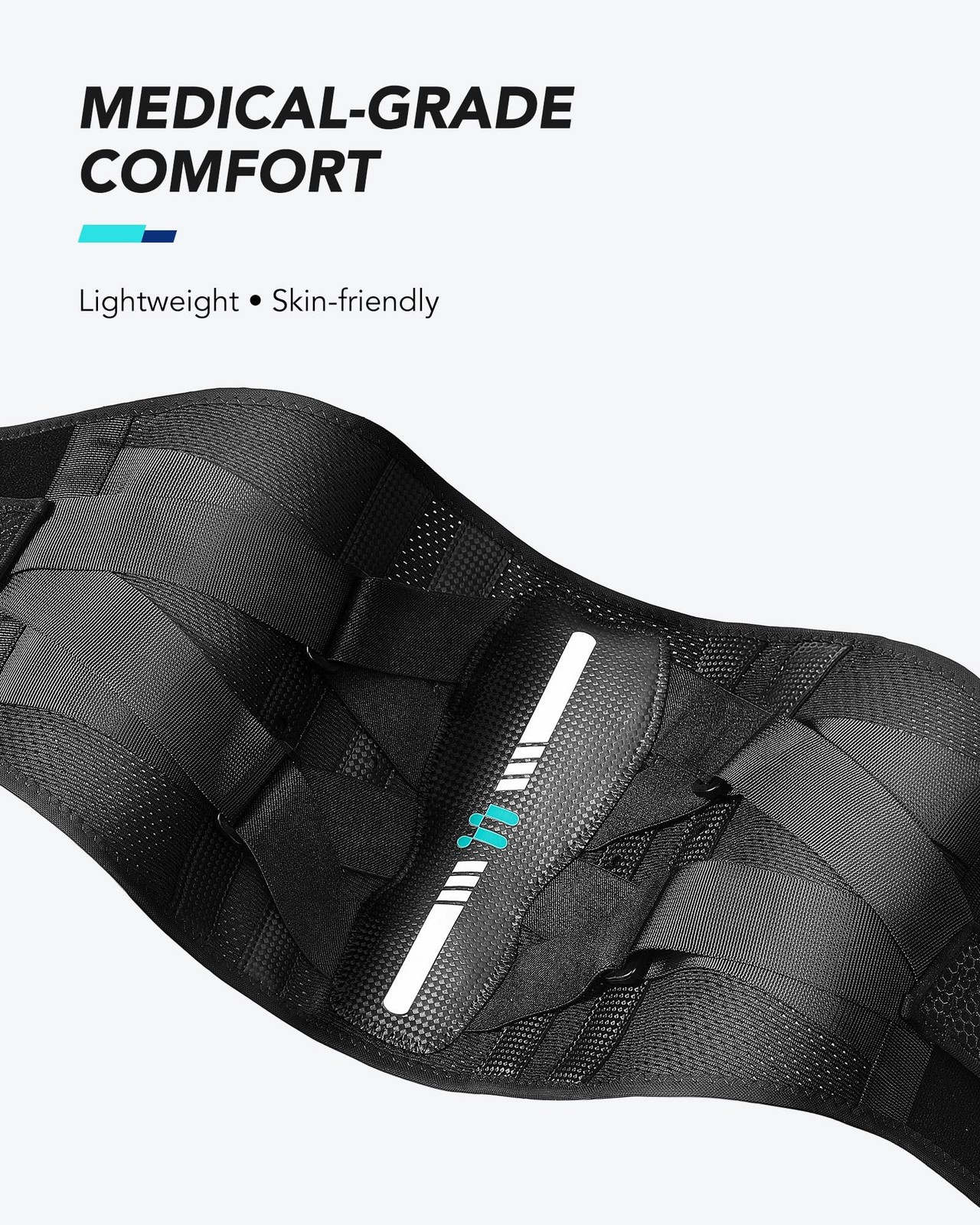 Back Brace for Lower Back Pain Relief, Carbon Fiber Support, Ergonomice Curve…