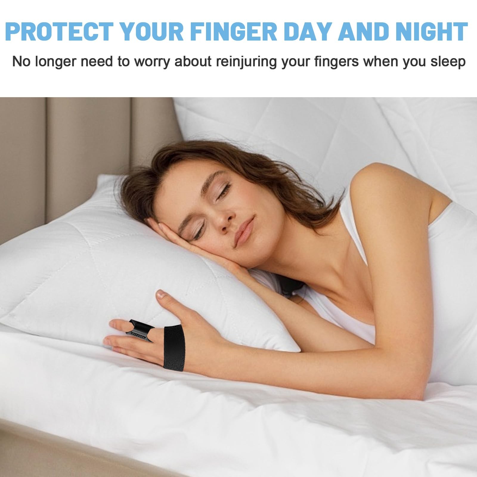 QiiMyyo Trigger Finger Splint,Finger Brace Support Stabilizer for Arthritis, …