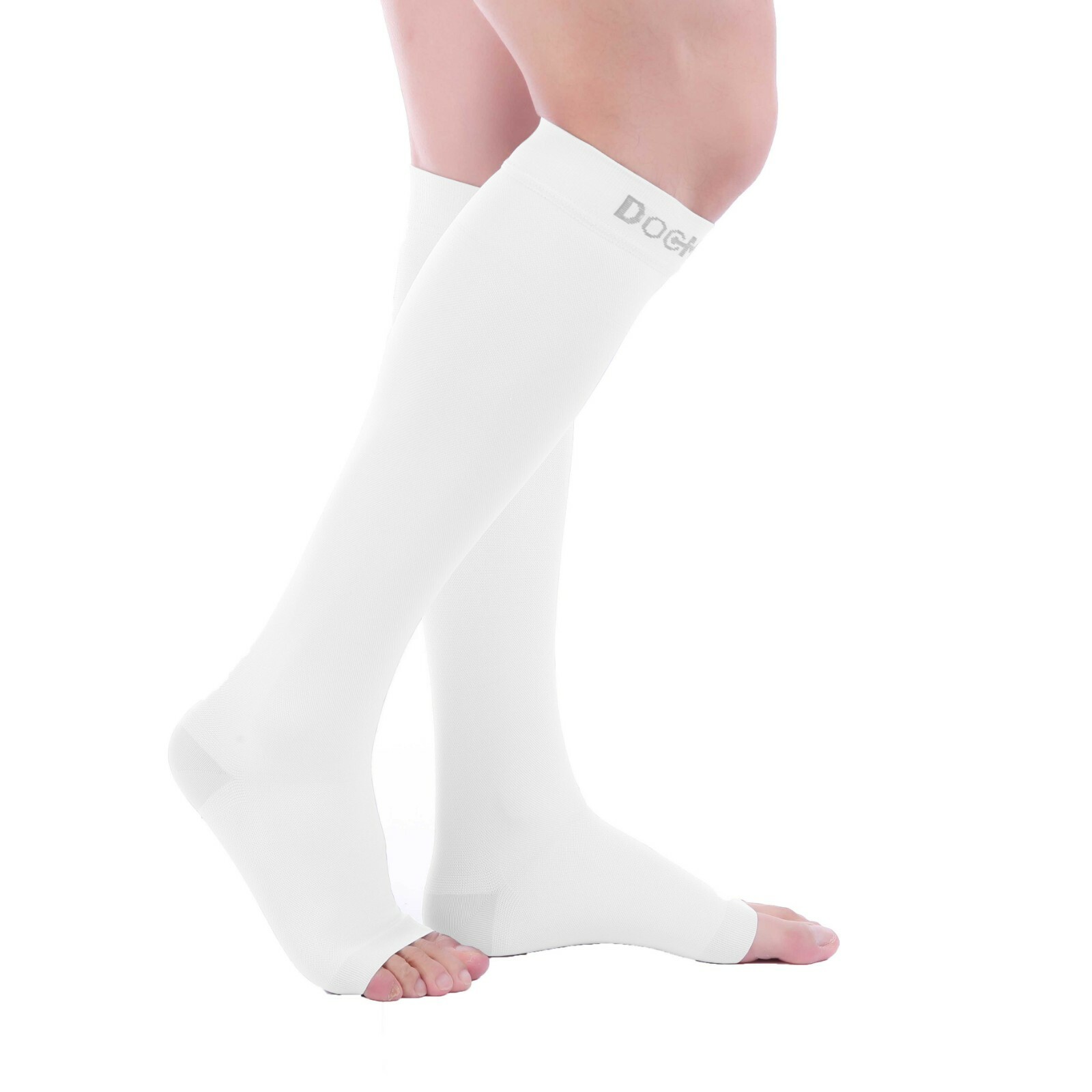 Doc Miller Open Toe Socks Compression Socks 15-20 mmHg Recovery Varicose Veins