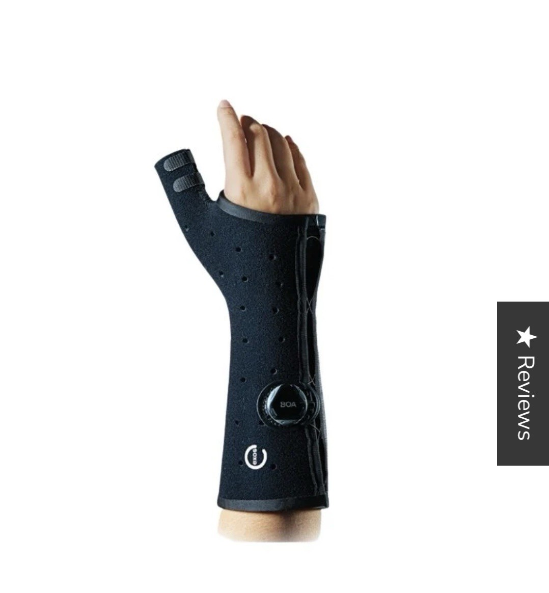 BRAND NEW: Exos Thumb Spica Fracture Brace w/ Boa, LEFT, Size XS