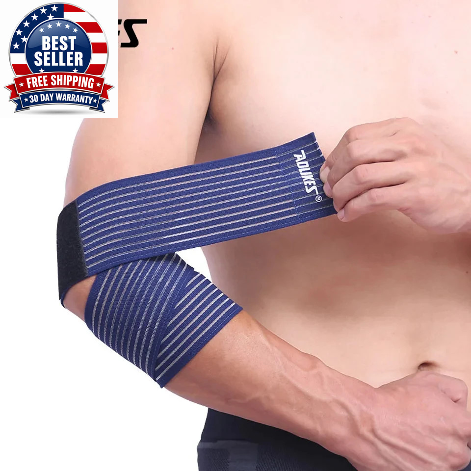 Elastic Compression Bandage Support for Knee, Ankle, Elbow, and Wrist