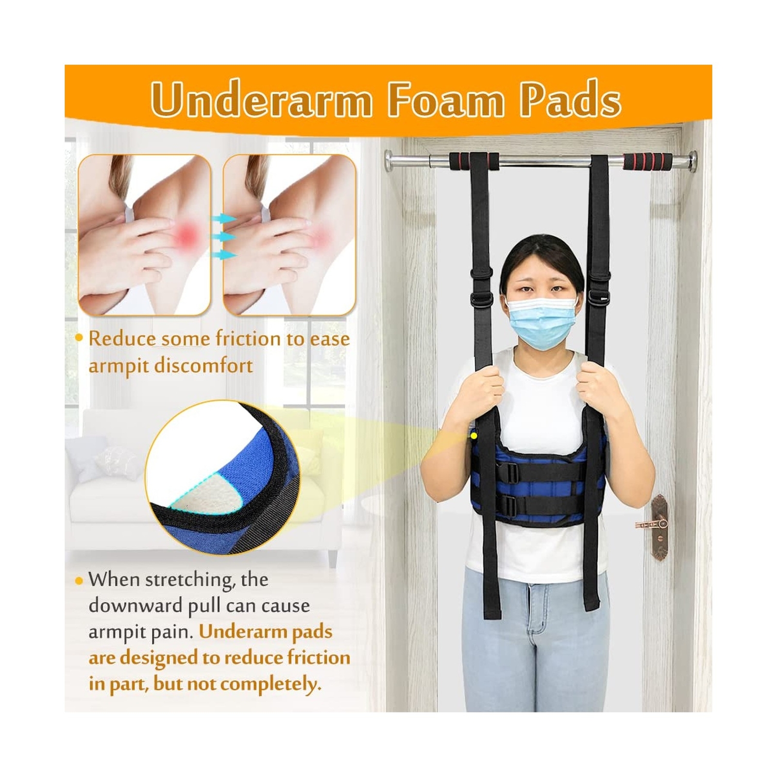 Back Stretcher Hanging Spinal Decompression Harness Back Alignment Device Dec…