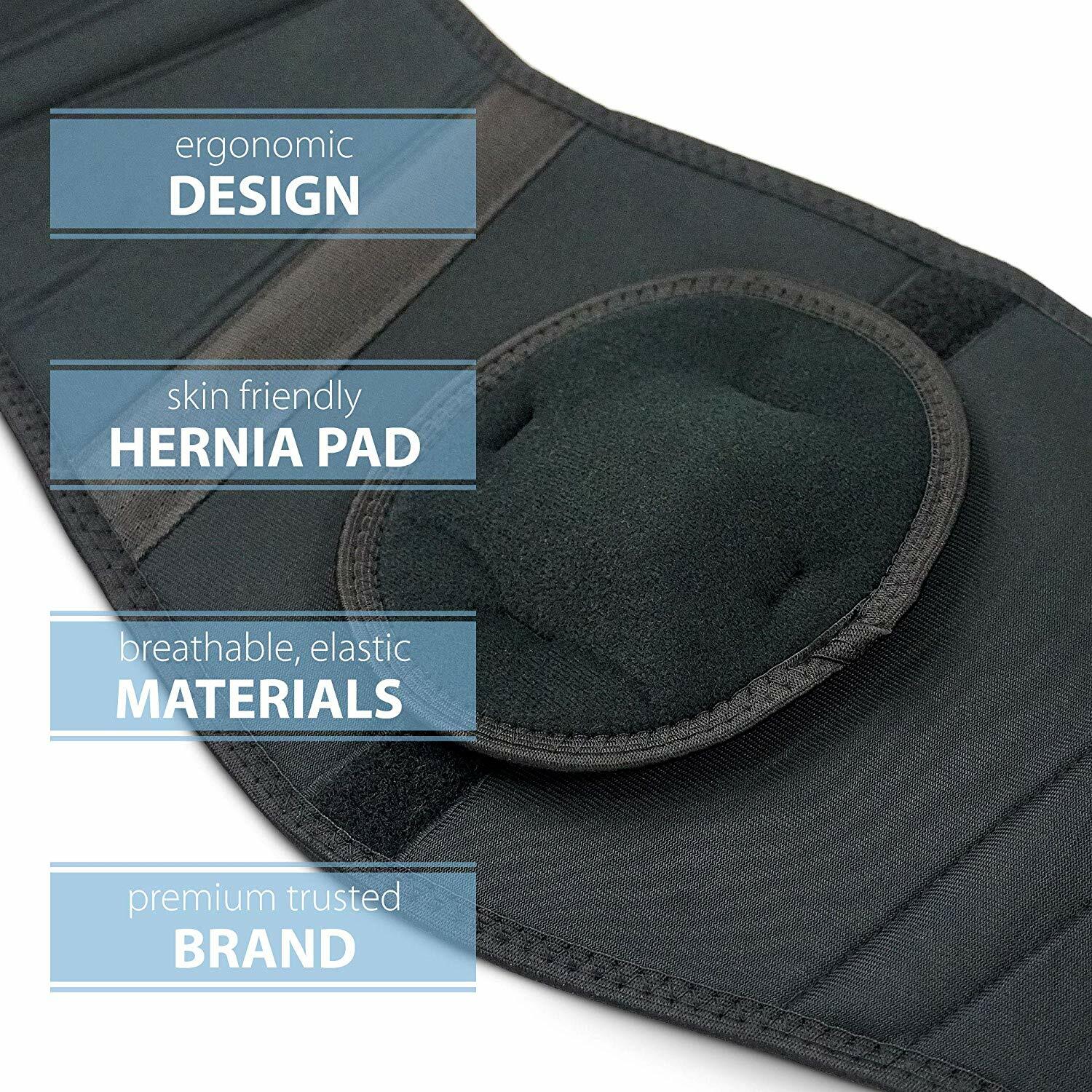 ORTONYX Ergonomic Umbilical Hernia Belt for Women and Men – Abdominal Support Bi