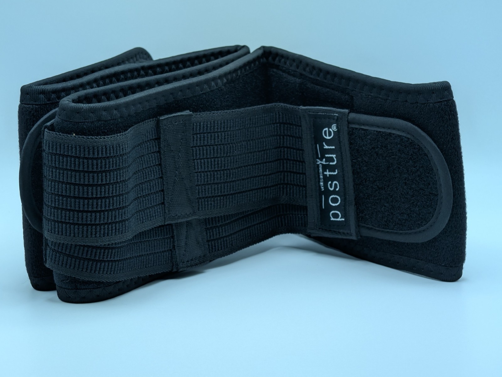 Vriksasana Posture Sacroiliac Hip Belt | Petite Black, 26in – 31in