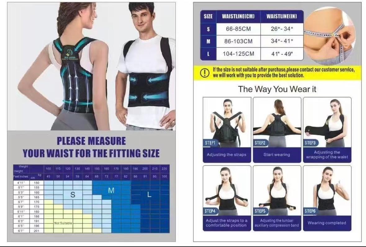 Adjustable Posture Corrector for Women and Men, Shoulder Straightener, Adjust…