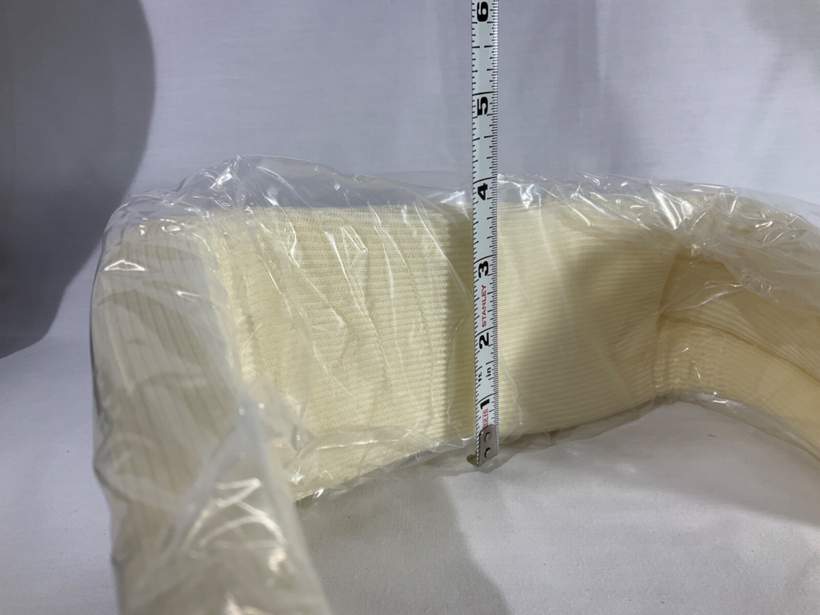 Cervical collar neck support brace, Soft porous cotton cover over poly-foam