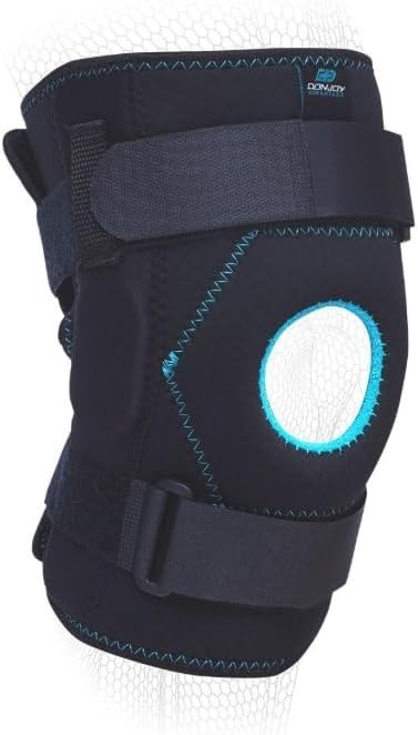 DonJoy Stabilizing Double Hinged Knee Wrap Brace Sprains S/M Fits 13-15in NEW
