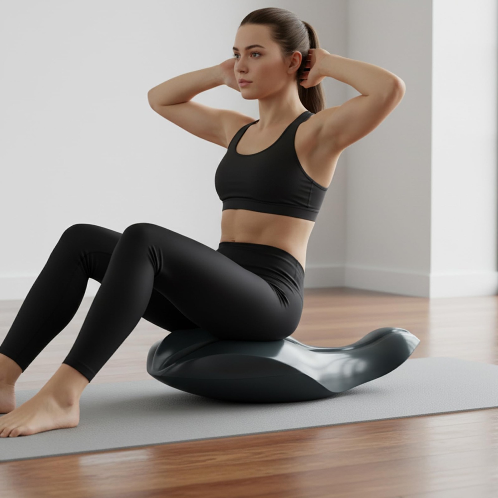 lukar Spine Corrector Pilates,Dolphin-Shaped OoV Pilates Equipment for Home Stud