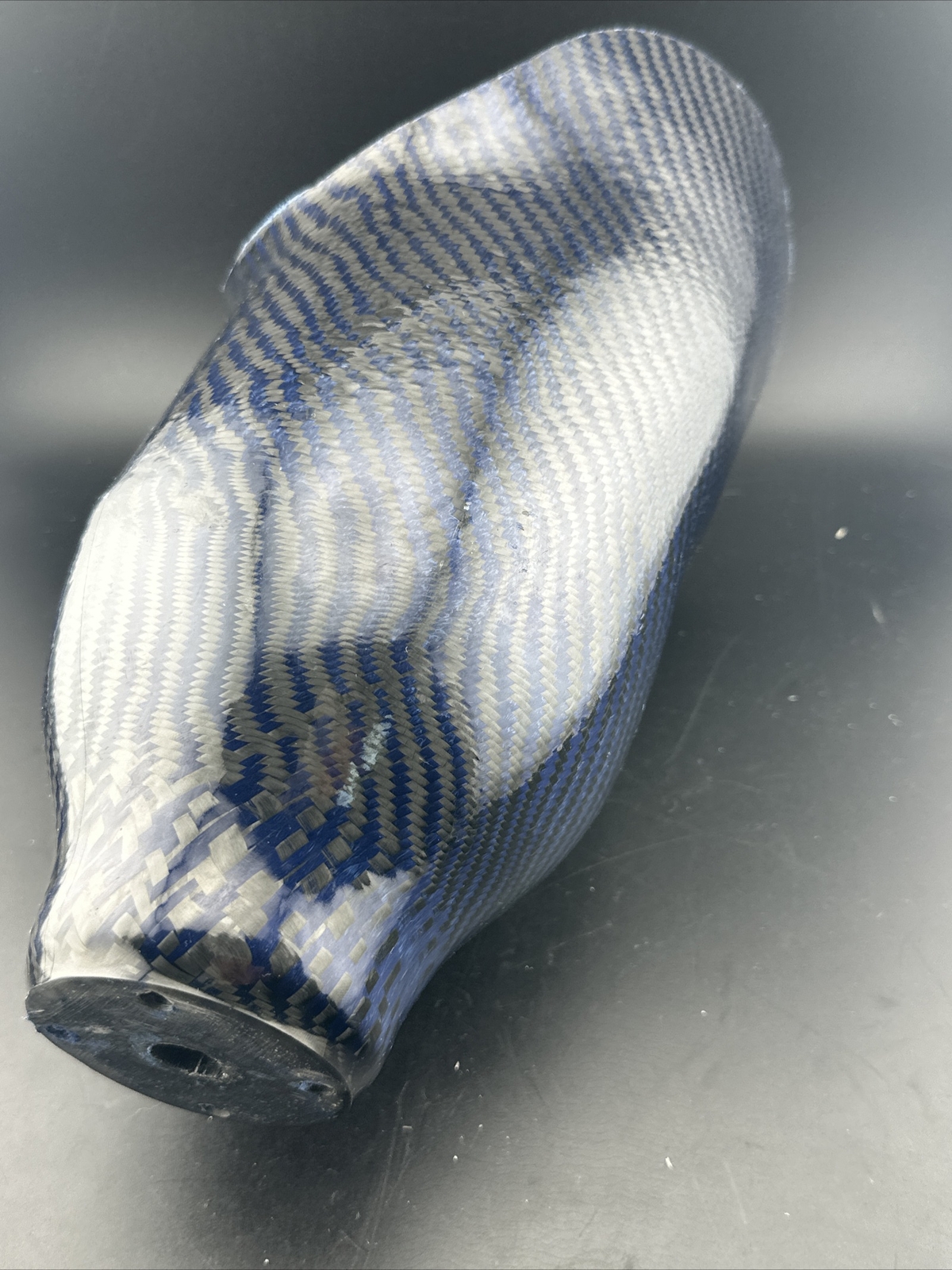 Below Knee Prosthetic Sock. Not For medical Use. Blue Carbon