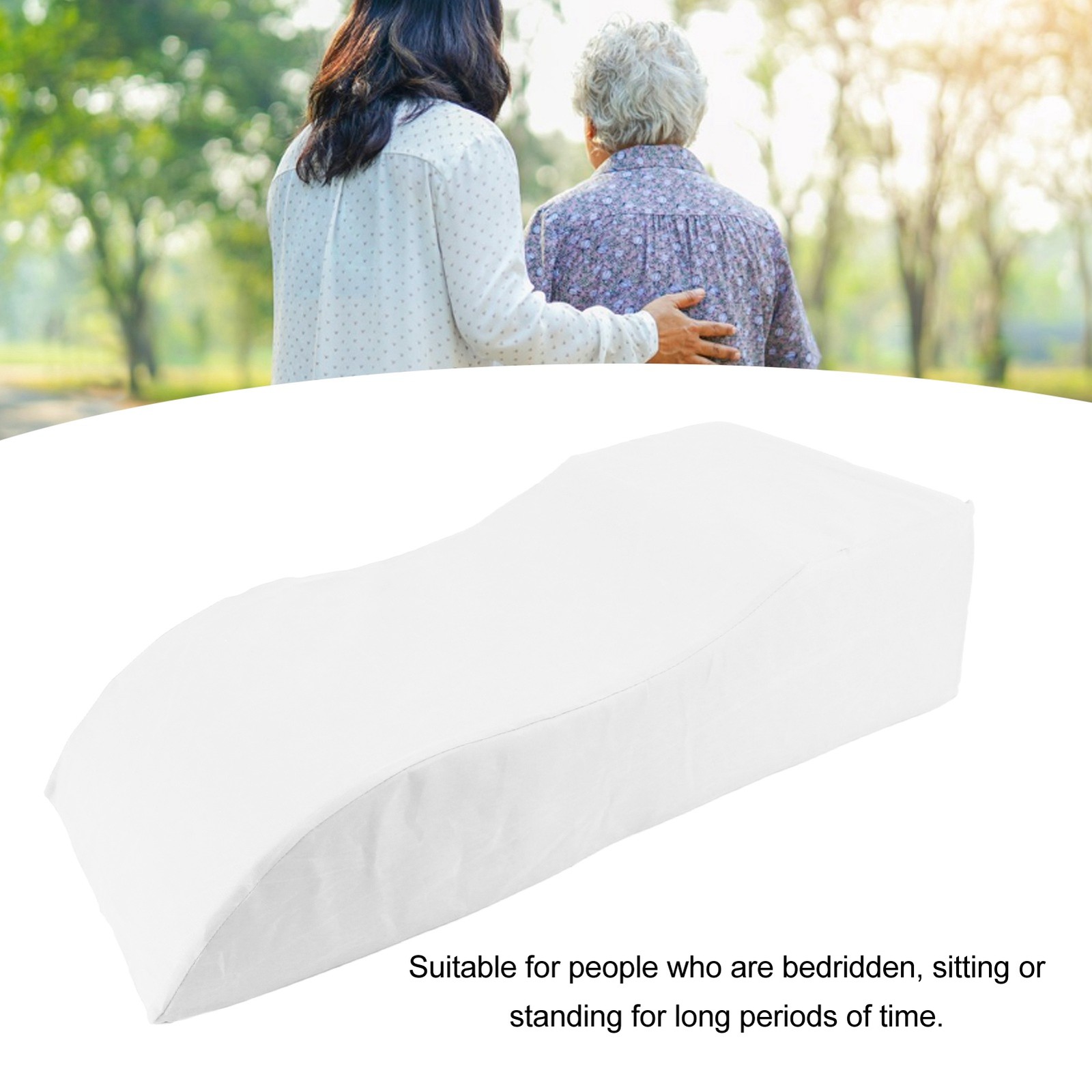 60*28*15Cm White Leg Raising S Pad Turning Over Pad Lower Limb Pad Sweat-Proo US