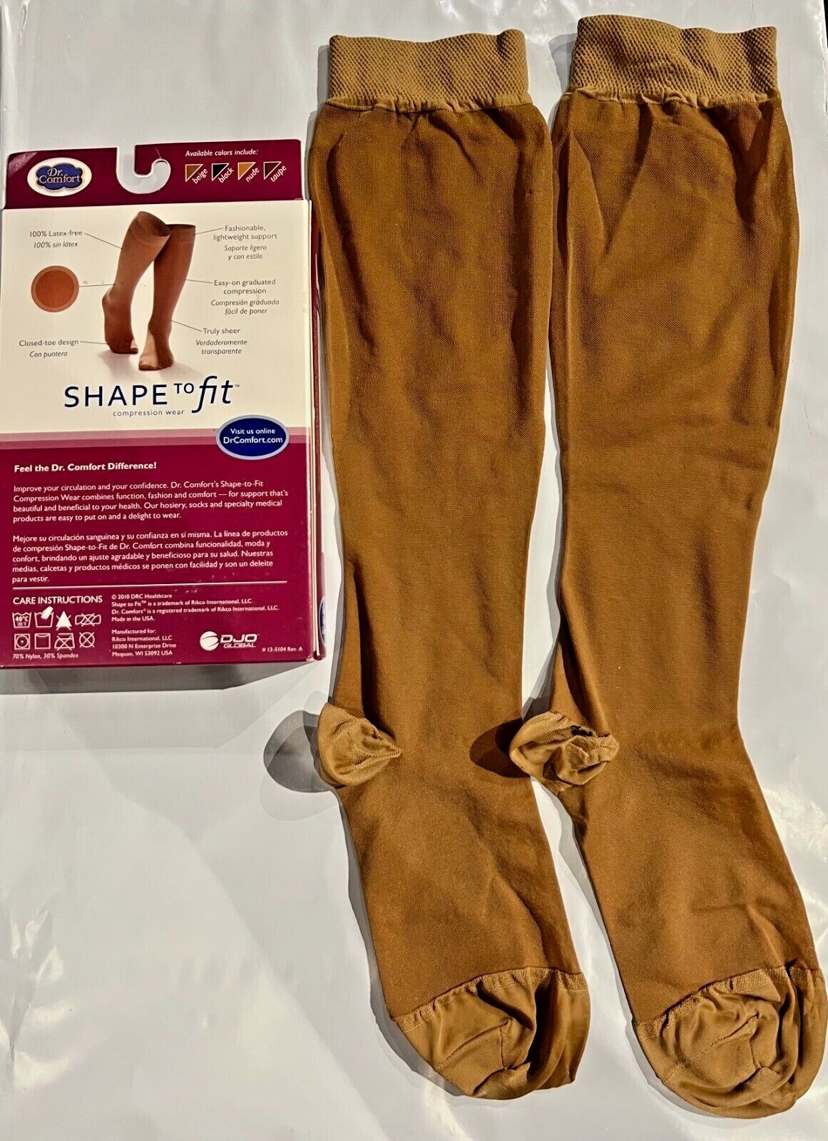 Shape to Fit Graduated Compression Truly Sheer Knee High 10 15 20 mmHg SIZES
