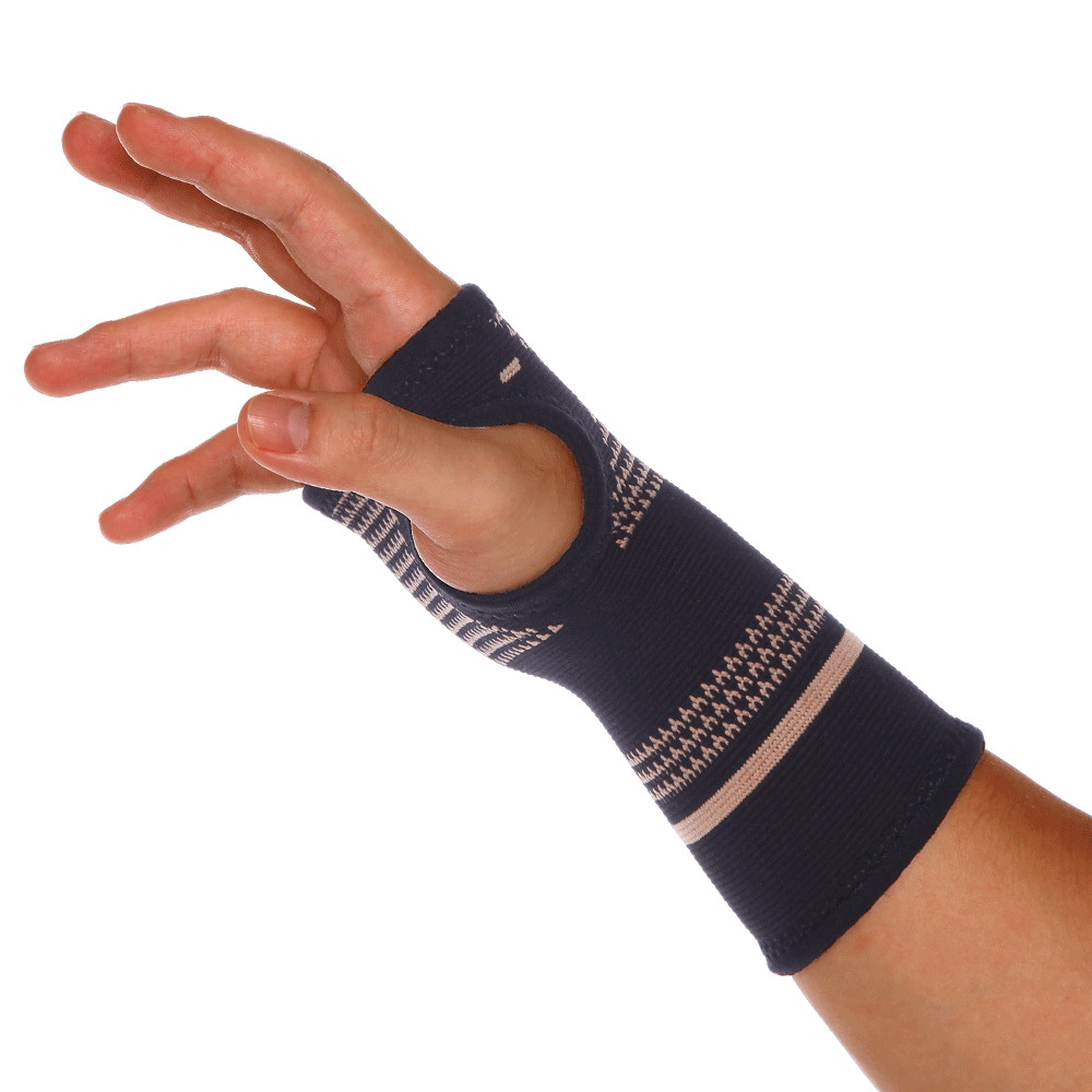 Copper Left Right Wrist Hand Support Brace Carpal Tunnel Sprain Arthritis Sports