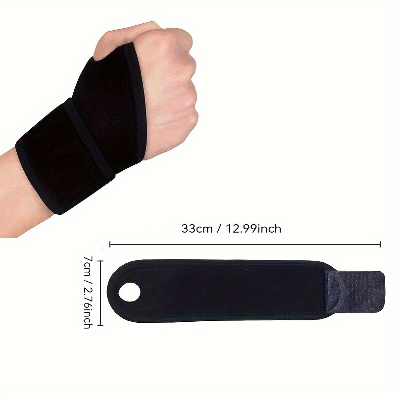 Wrist Support Braces (2 Pack), Adjustable Compression Wraps for Tendonitis, Carp