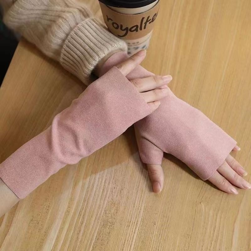 Compression Gloves Fingerless Hand Support Wrist Swelling Comfort Sleeve 4 Color