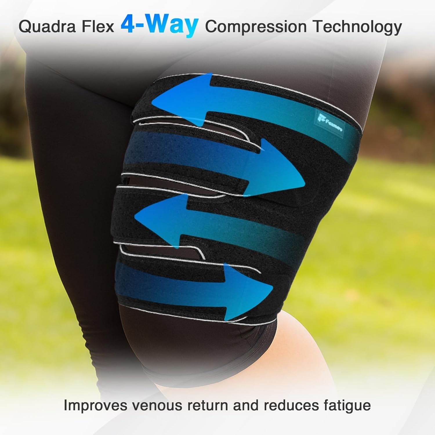 Plus Size Thigh Compression Wrap for Swelling Relief TWO PK XL
