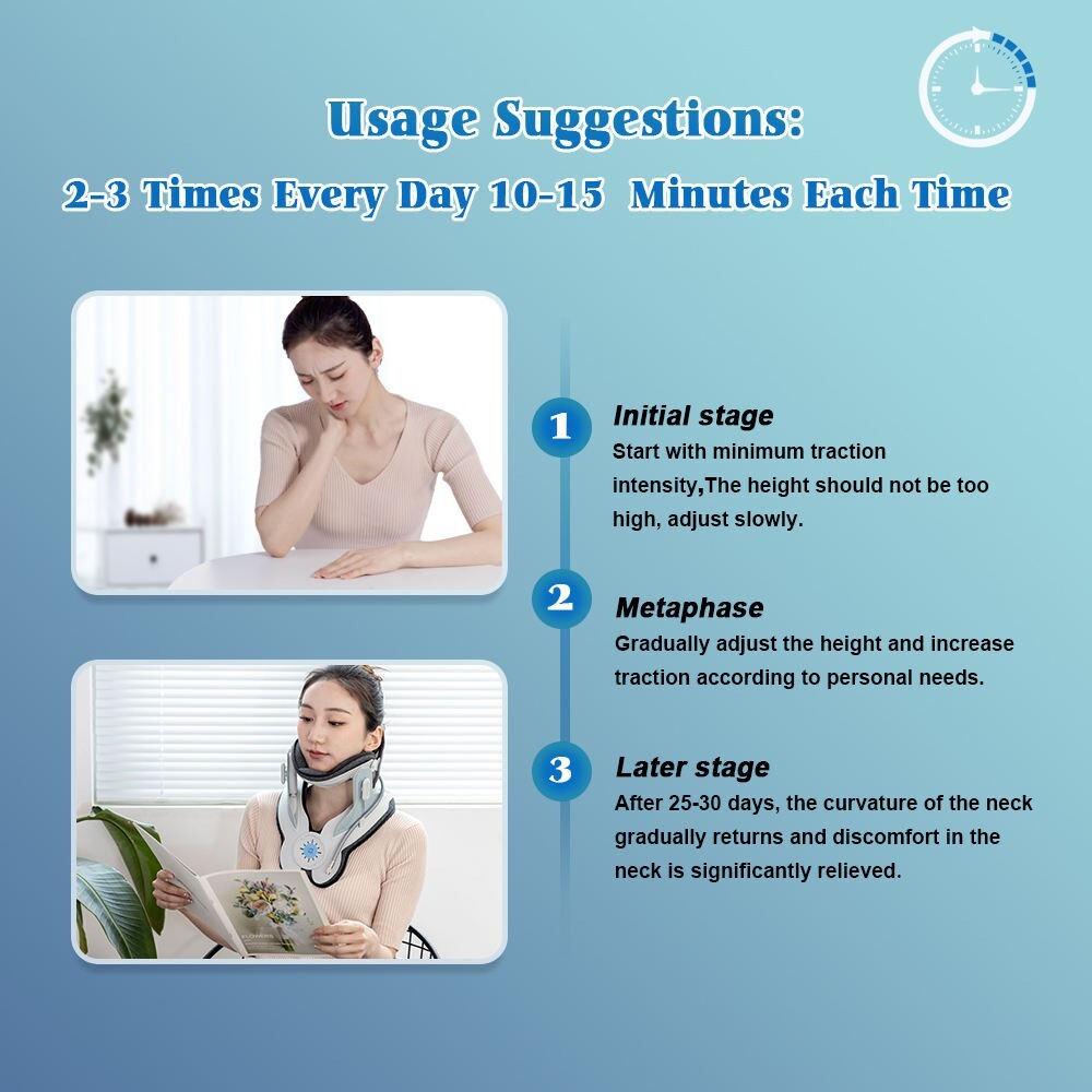 Medical Cervical Spondylosis Dizziness Neck Ache Treatment Neck Traction Brace