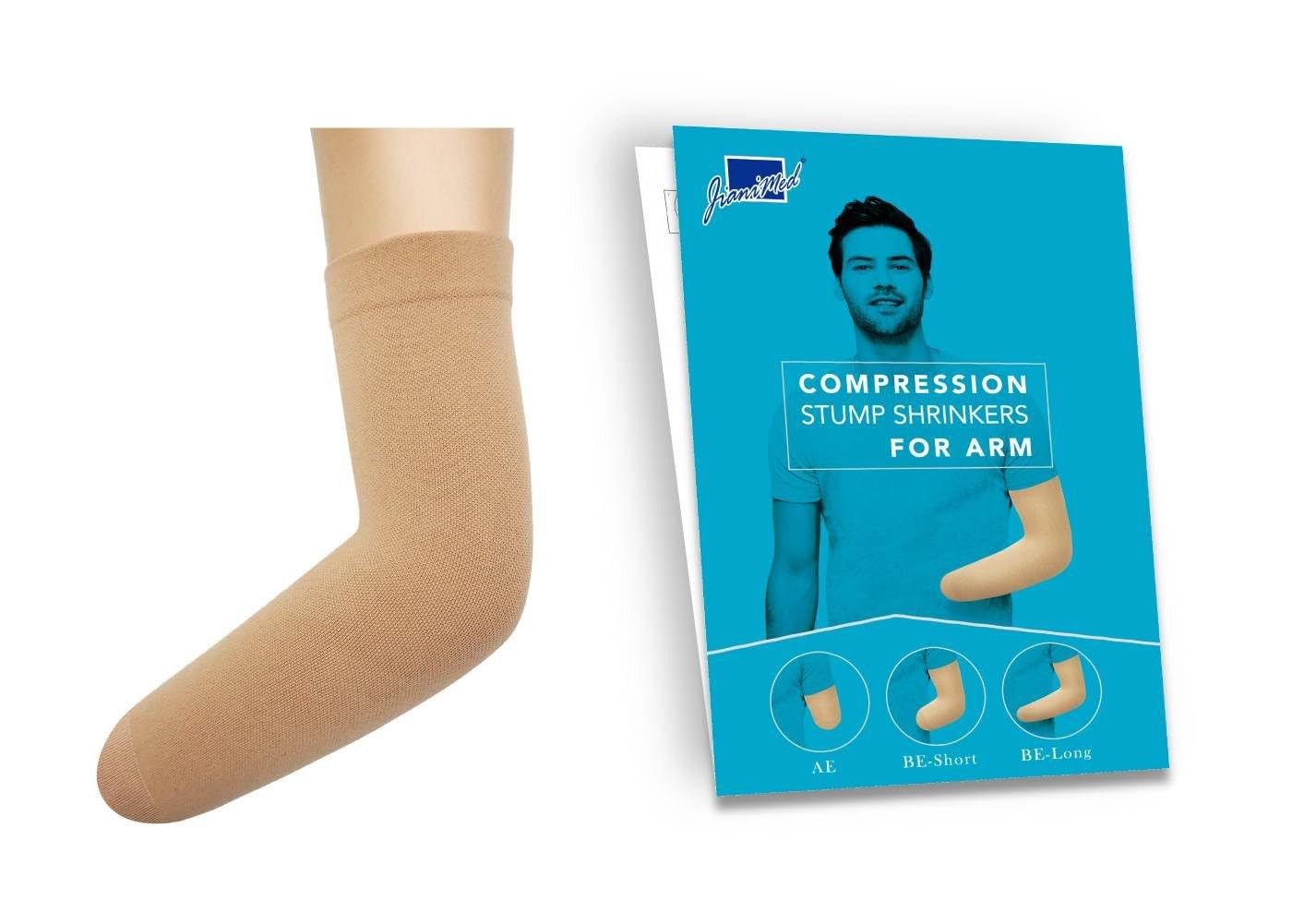 Prosthetic Stump Shrinkers for Arm–Below Elbow – Long, Compression, HealthCar…