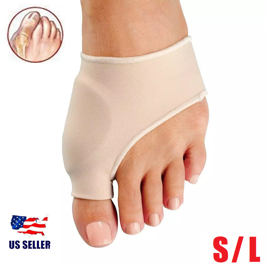 2Pcs Big Toe Bunion Corrector Splint Straightener Hallux Valgus Pain Relief USA
