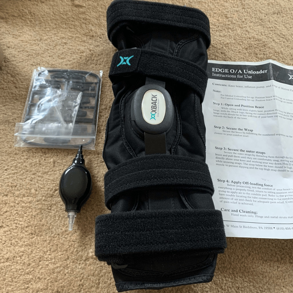 XBACK Knee Brace Edge OA Medical Unloader Size LG/XL-LT *Never Used*