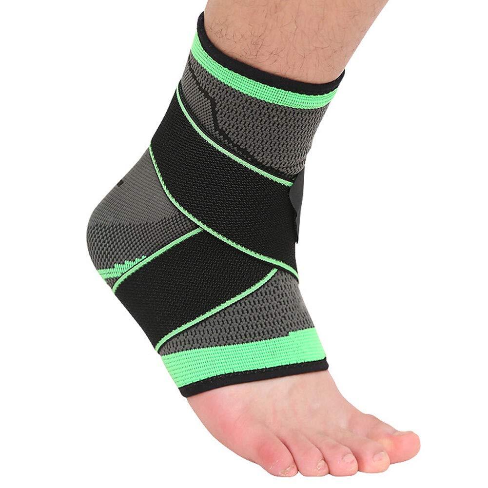 Ankle Support Adjustable Elastic Sleeve Brace Foot Sports Running Injury Protect