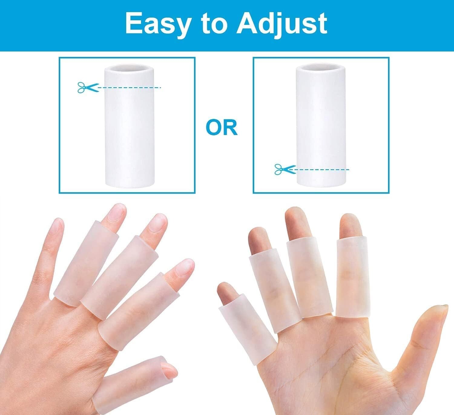 Durable Finger Covers – 20PCS of Gel Protection for Sports & Everyday Comfort