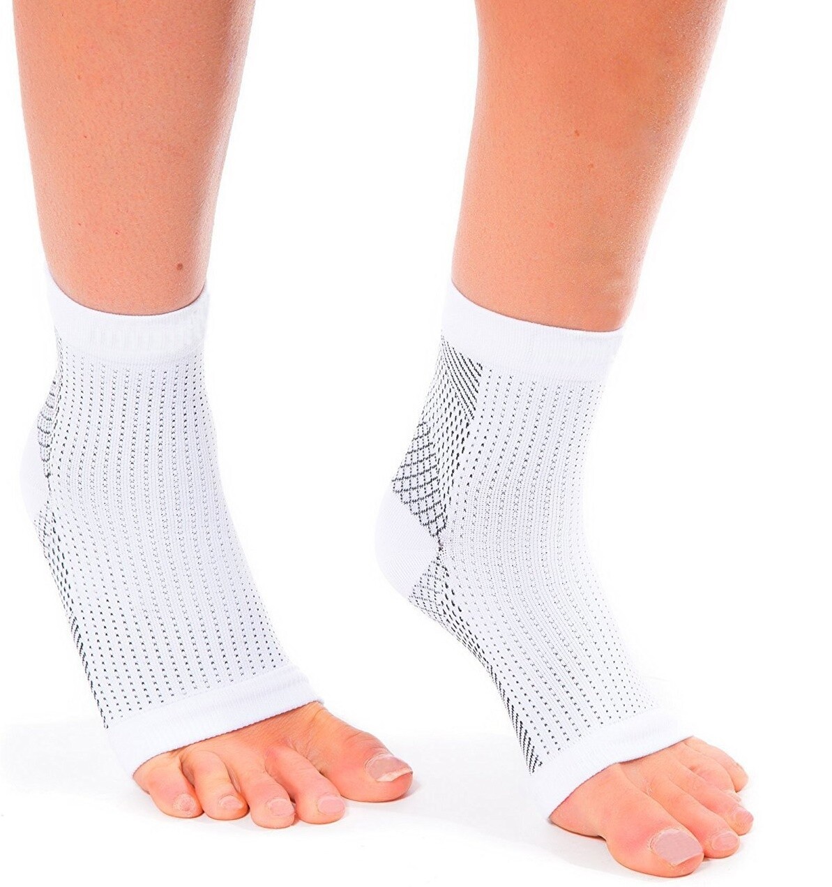 Compression Ankle Sleeve Support PLANTAR FASCIITIS Foot Arch Pain Heel Sock Lot