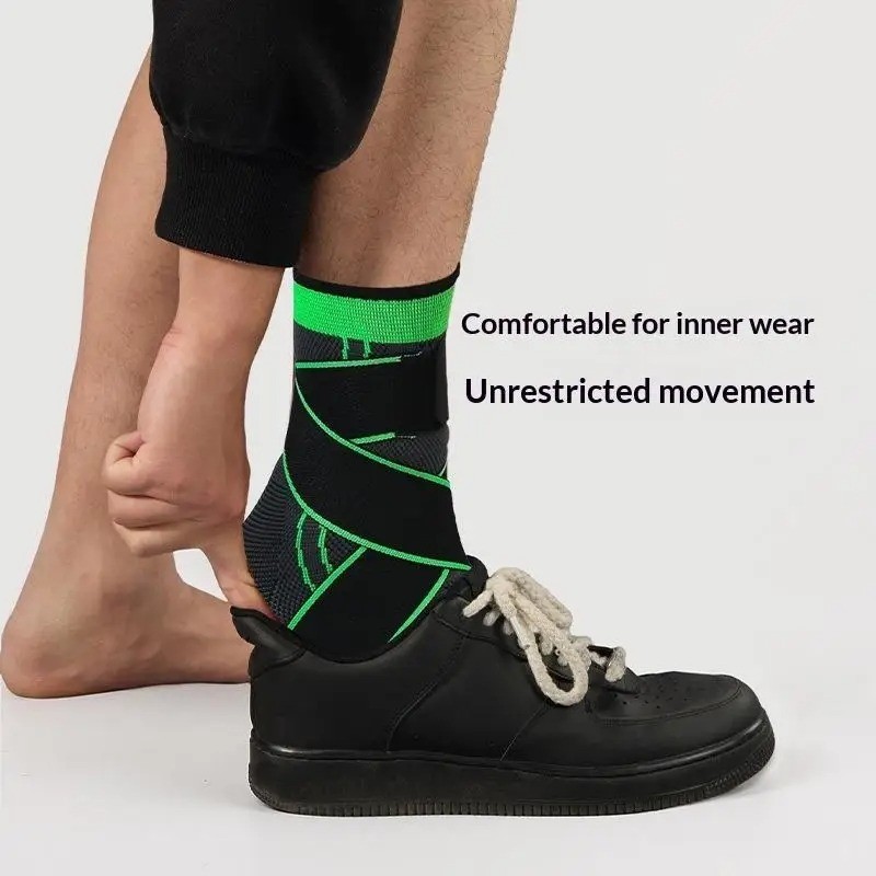 Ankle Brace Support Compression Sleeve Pain Relief Plantar Fasciitis Foot Wrap