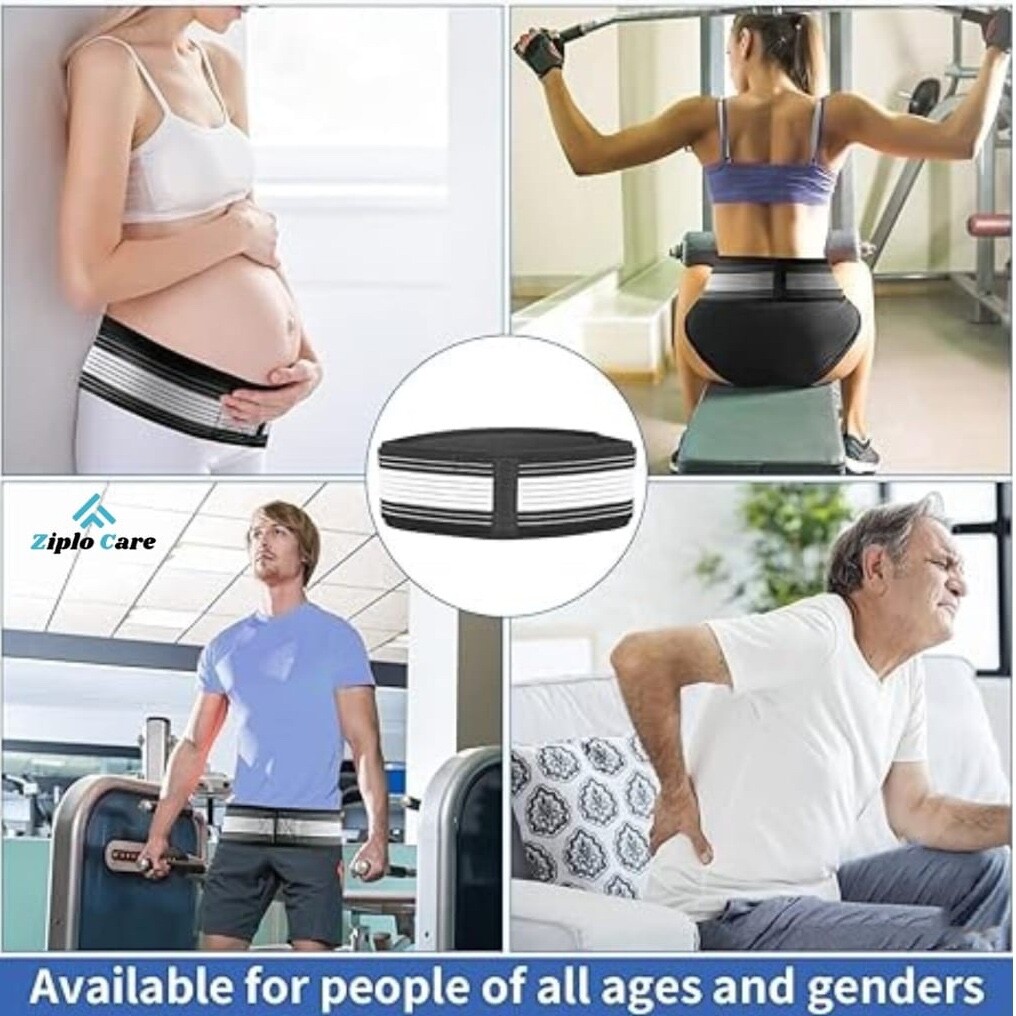 Sacroiliac Support SI Loc Hip Belt for Men and Women Posture Support