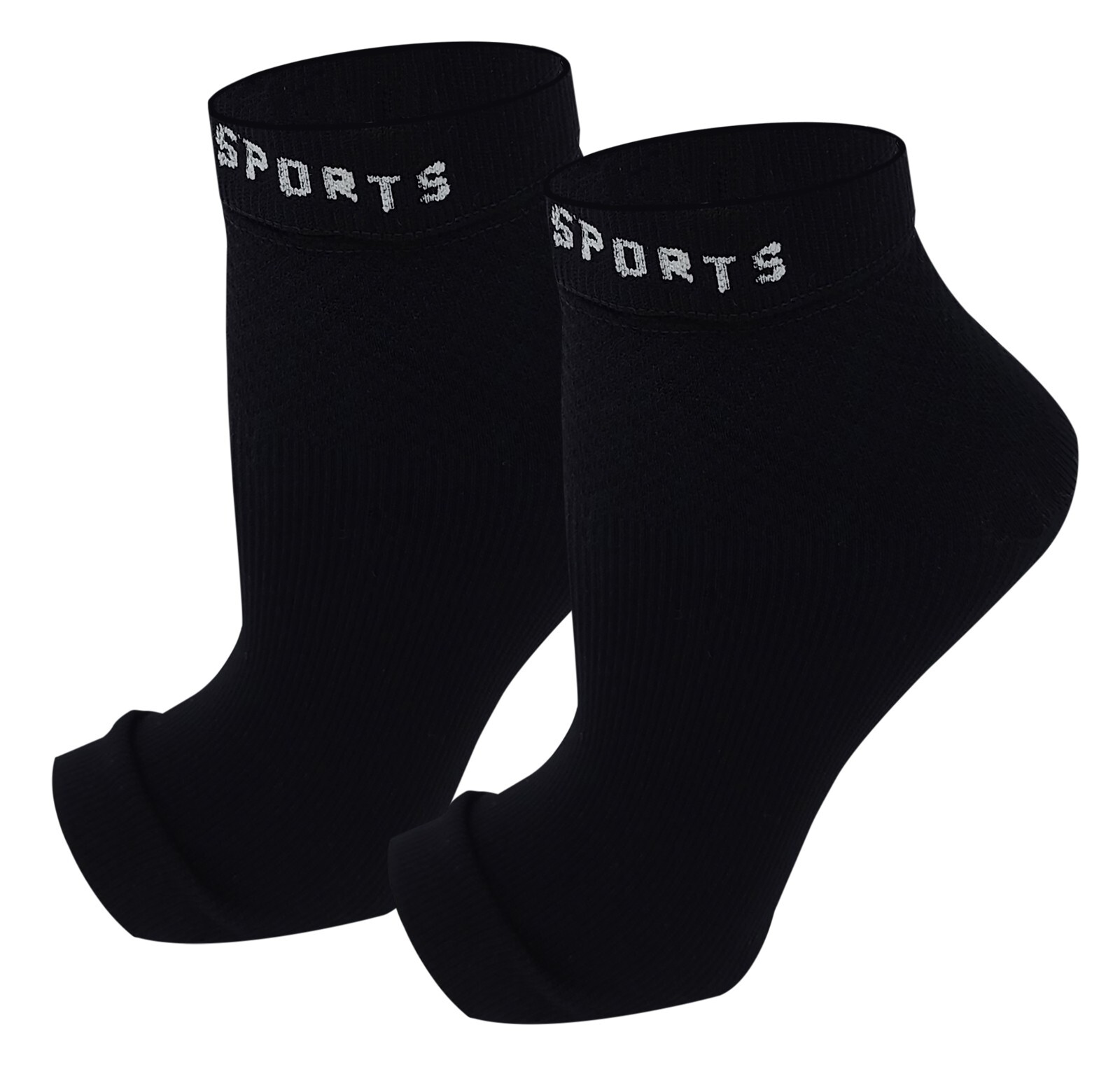2 Pairs Plantar Fasciitis Pain Relief Neuropathy Ankle Compression Socks